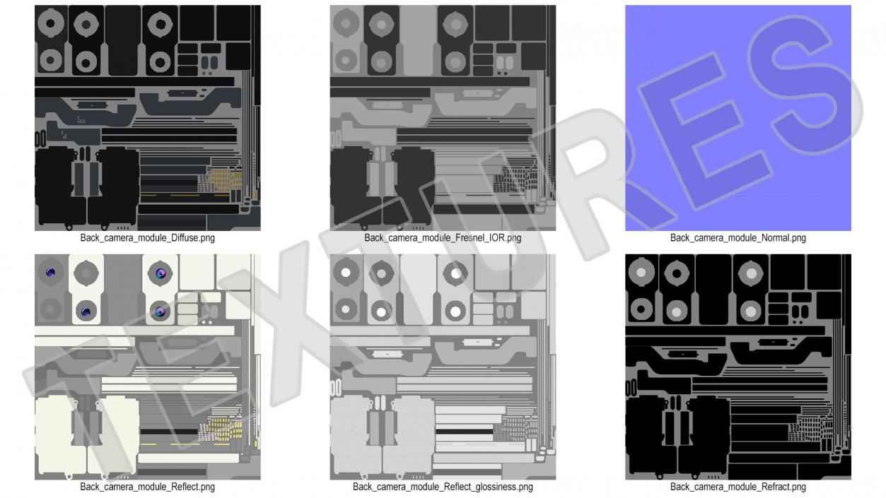 3D Smartphone Double Rear Camera Module