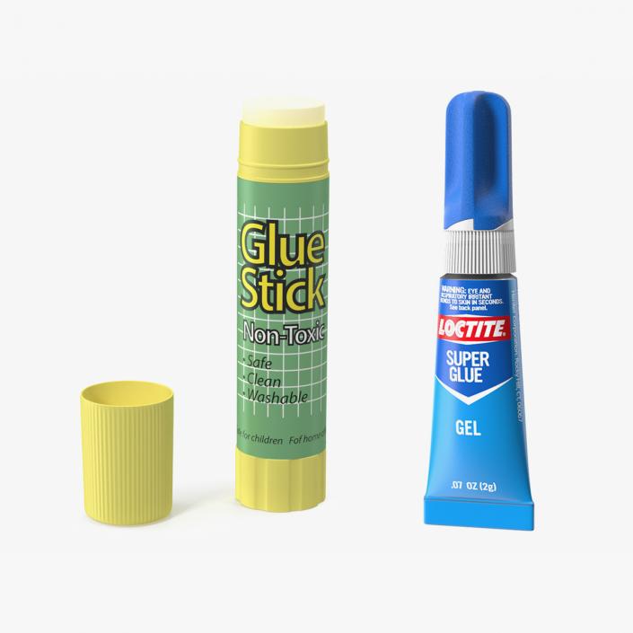 3D Glue Tubes Collection