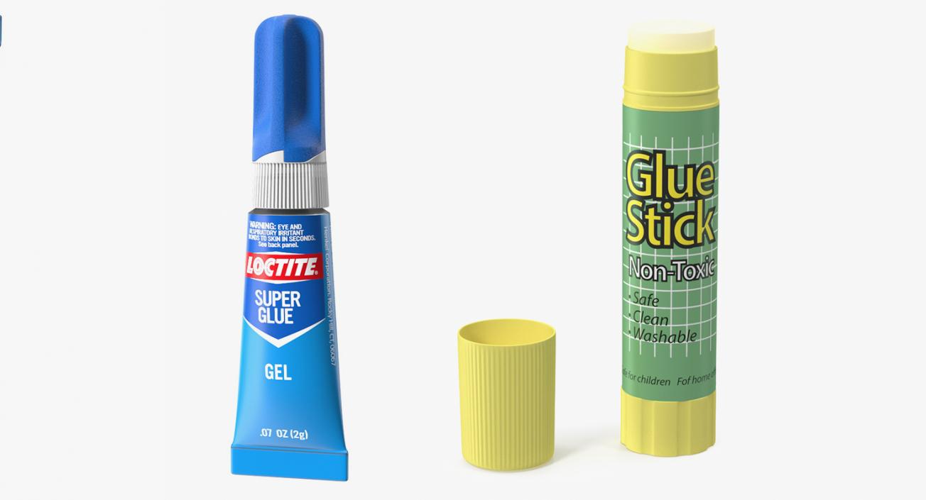 3D Glue Tubes Collection