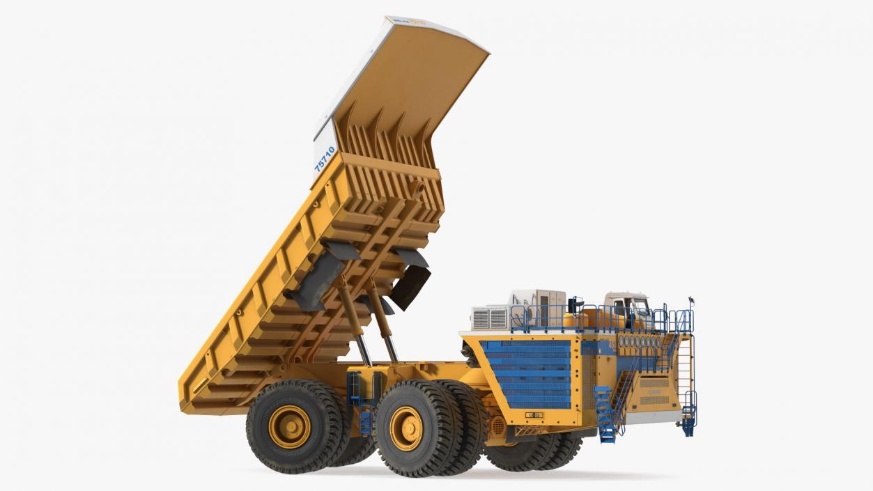 3D Belaz 75710 Haul Truck New Rigged model