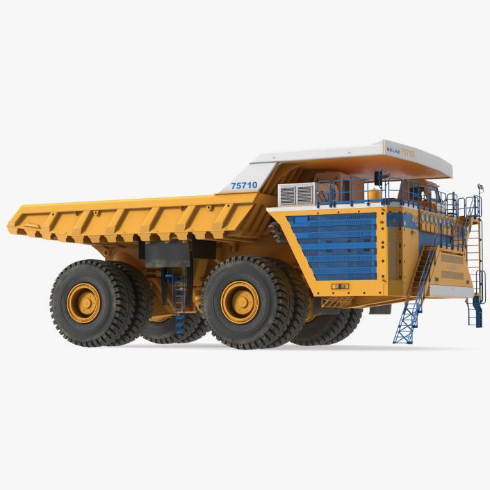 3D Belaz 75710 Haul Truck New Rigged model