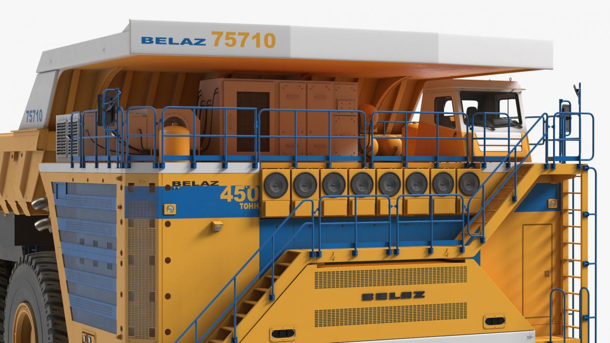 3D Belaz 75710 Haul Truck New Rigged model