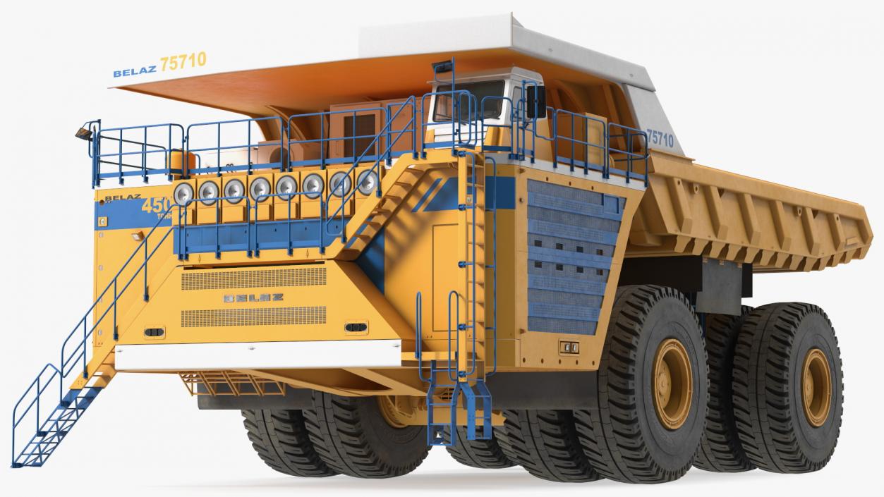 3D Belaz 75710 Haul Truck New Rigged model