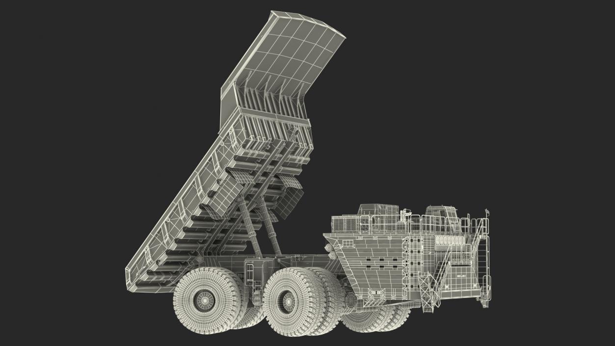 3D Belaz 75710 Haul Truck New Rigged model