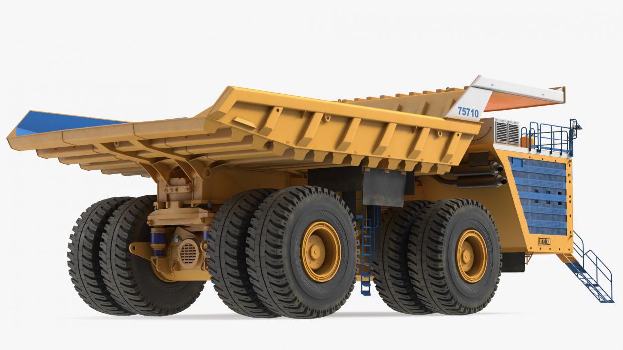 3D Belaz 75710 Haul Truck New Rigged model