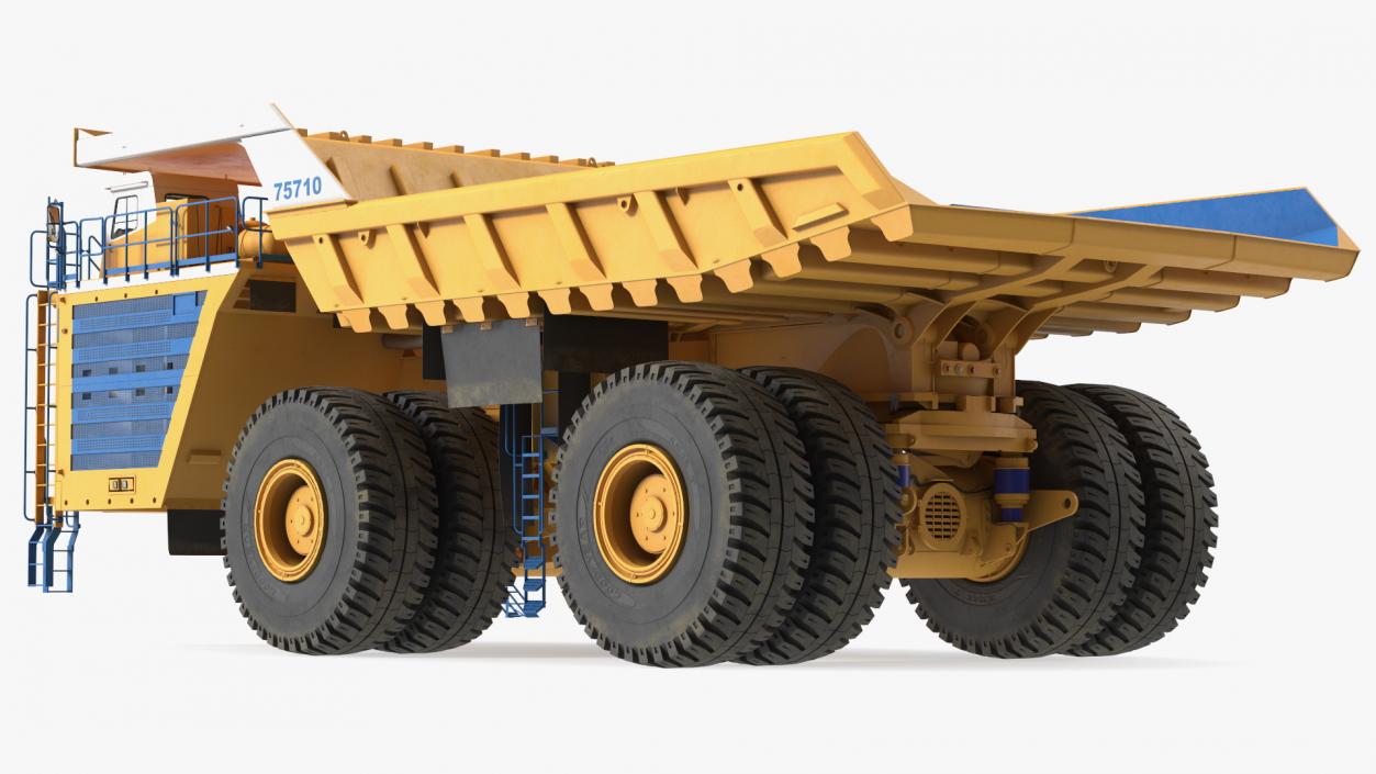 3D Belaz 75710 Haul Truck New Rigged model