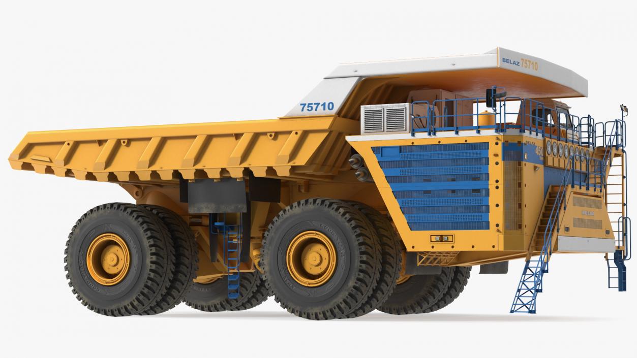 3D Belaz 75710 Haul Truck New Rigged model