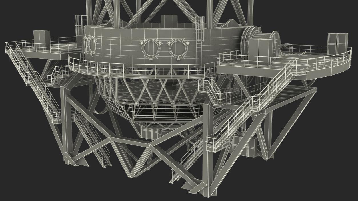 3D model Reflecting Telescope