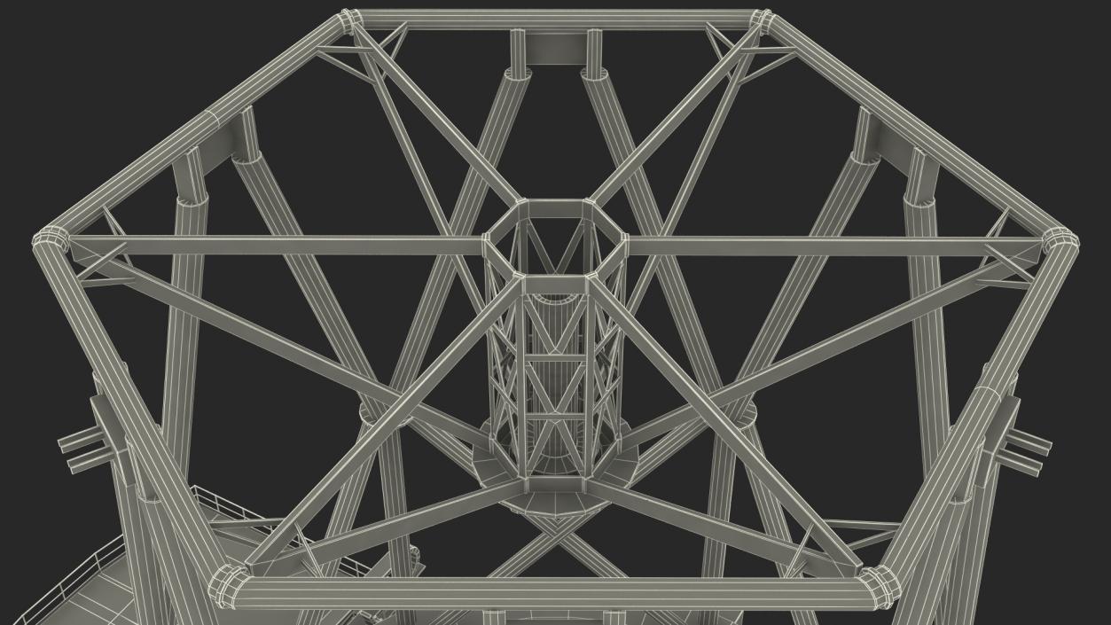 3D model Reflecting Telescope