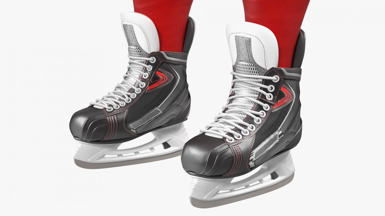 Hockey Equipment Red 2 3D