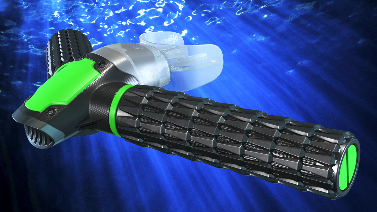 3D Underwater Breathing Apparatus Green