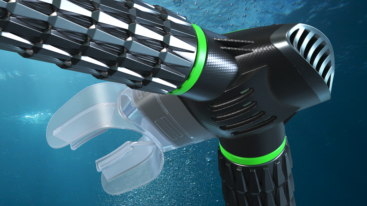 3D Underwater Breathing Apparatus Green