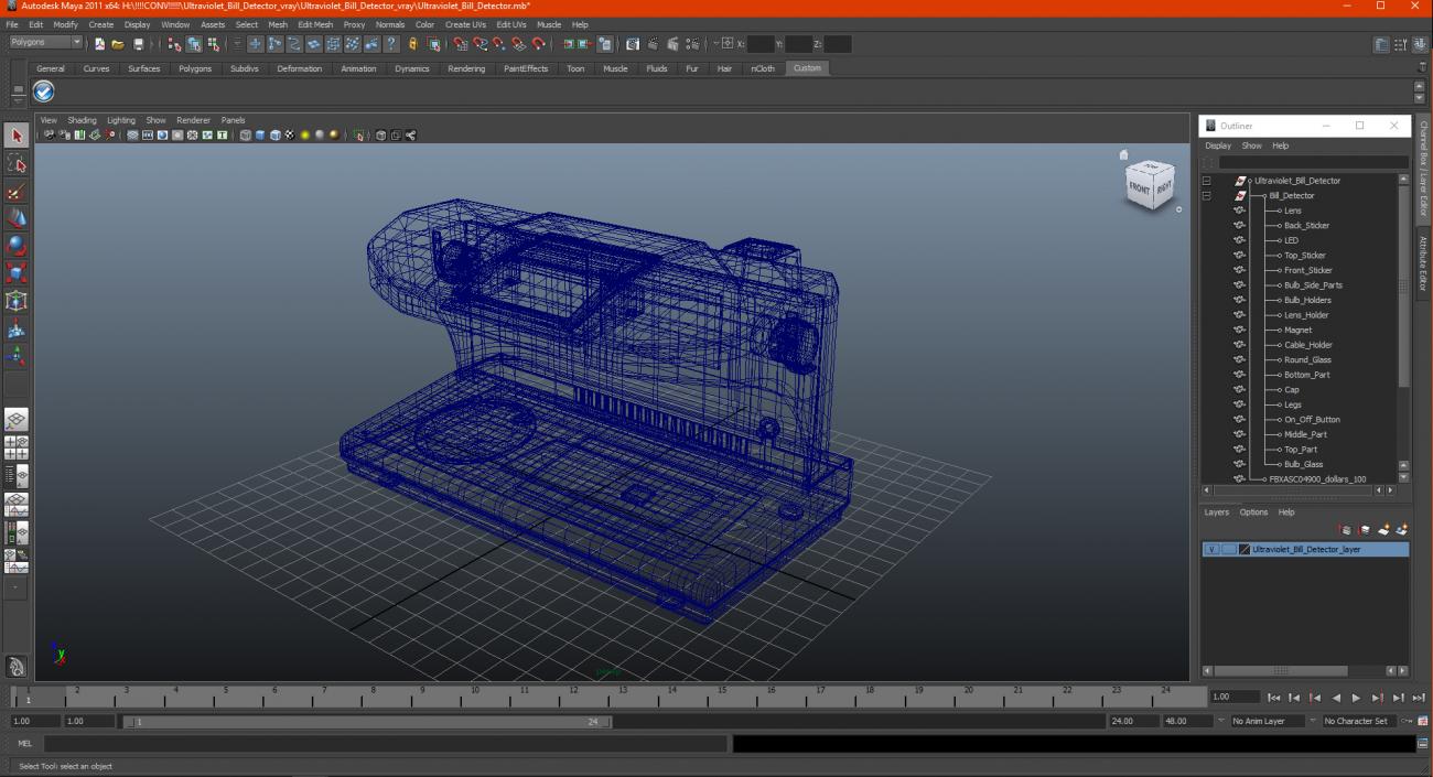 3D model Ultraviolet Bill Detector