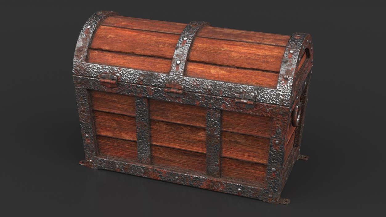 3D Treasure Chest Closed