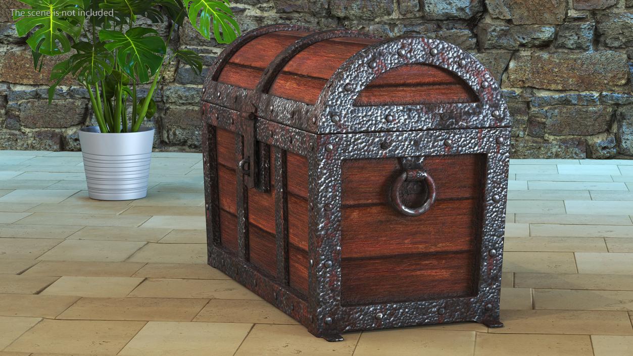 3D Treasure Chest Closed