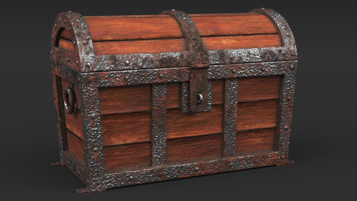 3D Treasure Chest Closed