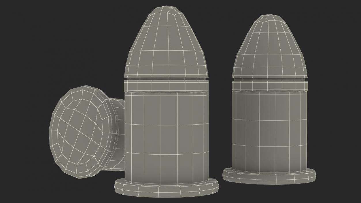 3D Bullets for Remington Gun 95 model