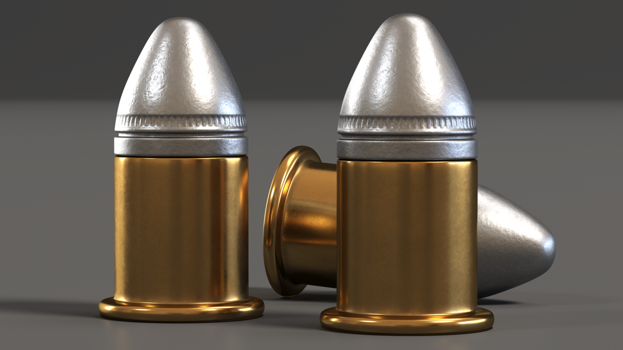 3D Bullets for Remington Gun 95 model