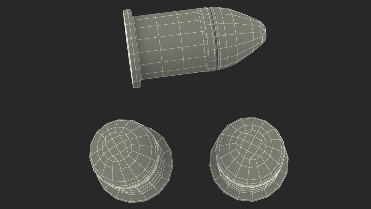 3D Bullets for Remington Gun 95 model