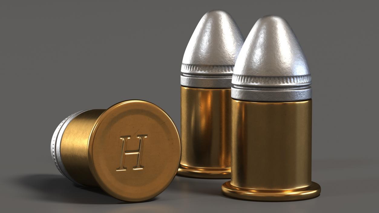 3D Bullets for Remington Gun 95 model