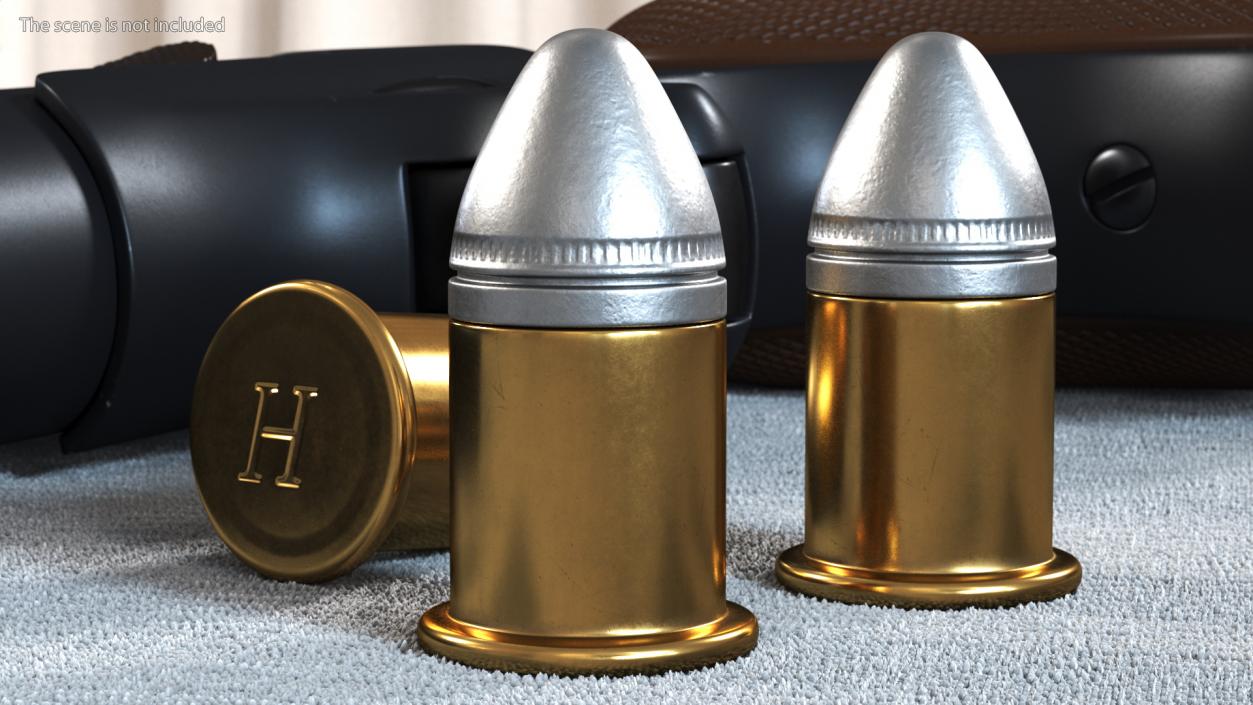 3D Bullets for Remington Gun 95 model