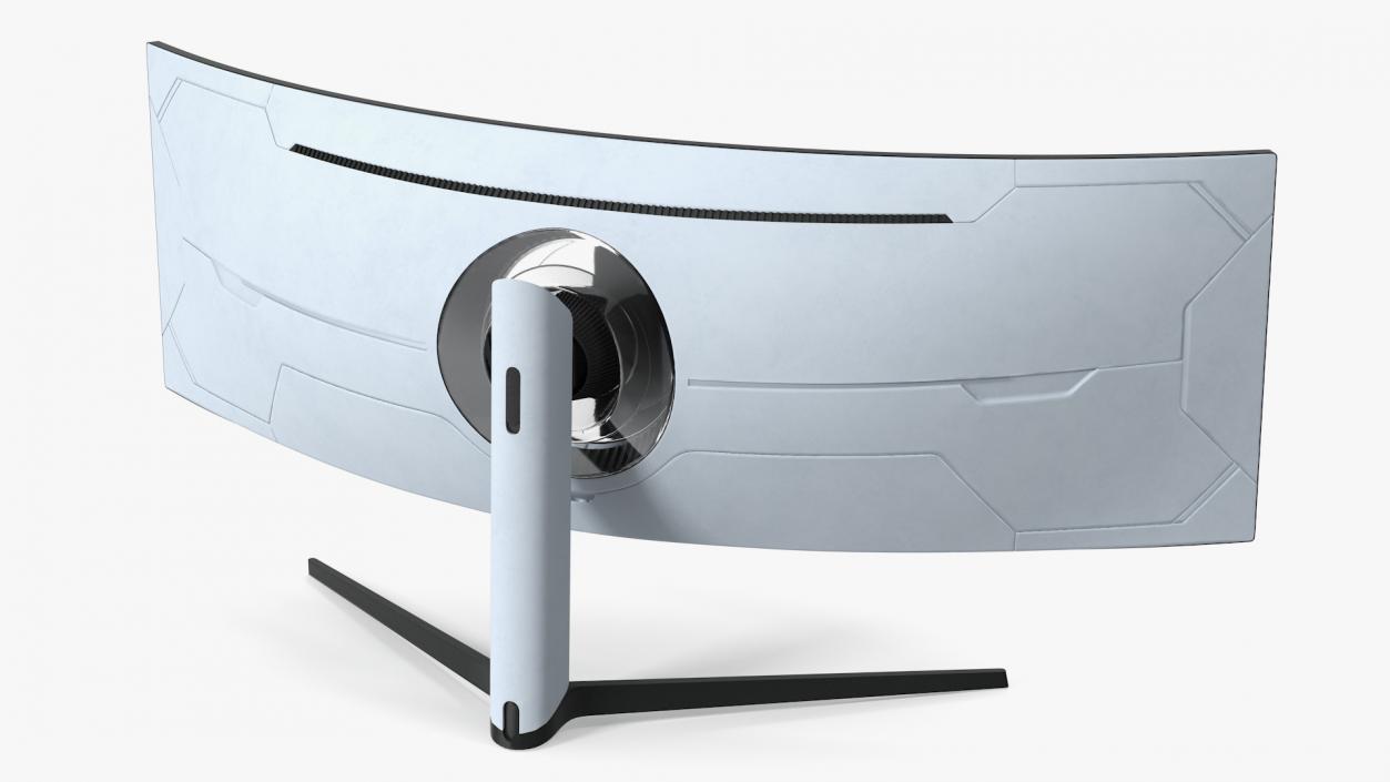 3D model Ultrawide Curved Gaming Monitor OFF