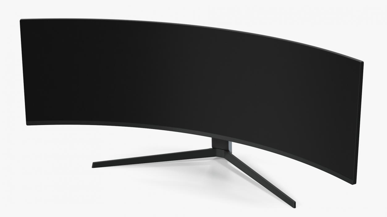 3D model Ultrawide Curved Gaming Monitor OFF