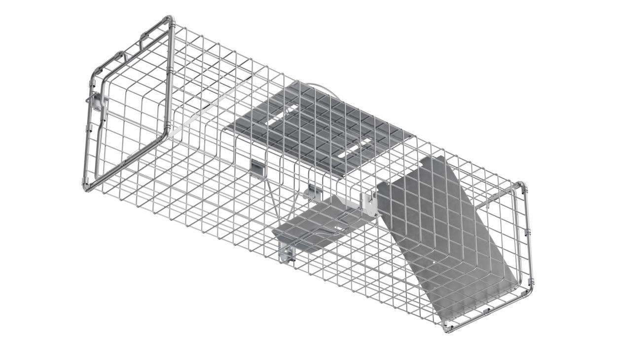 3D Two Door Catch and Release Animal Trap model