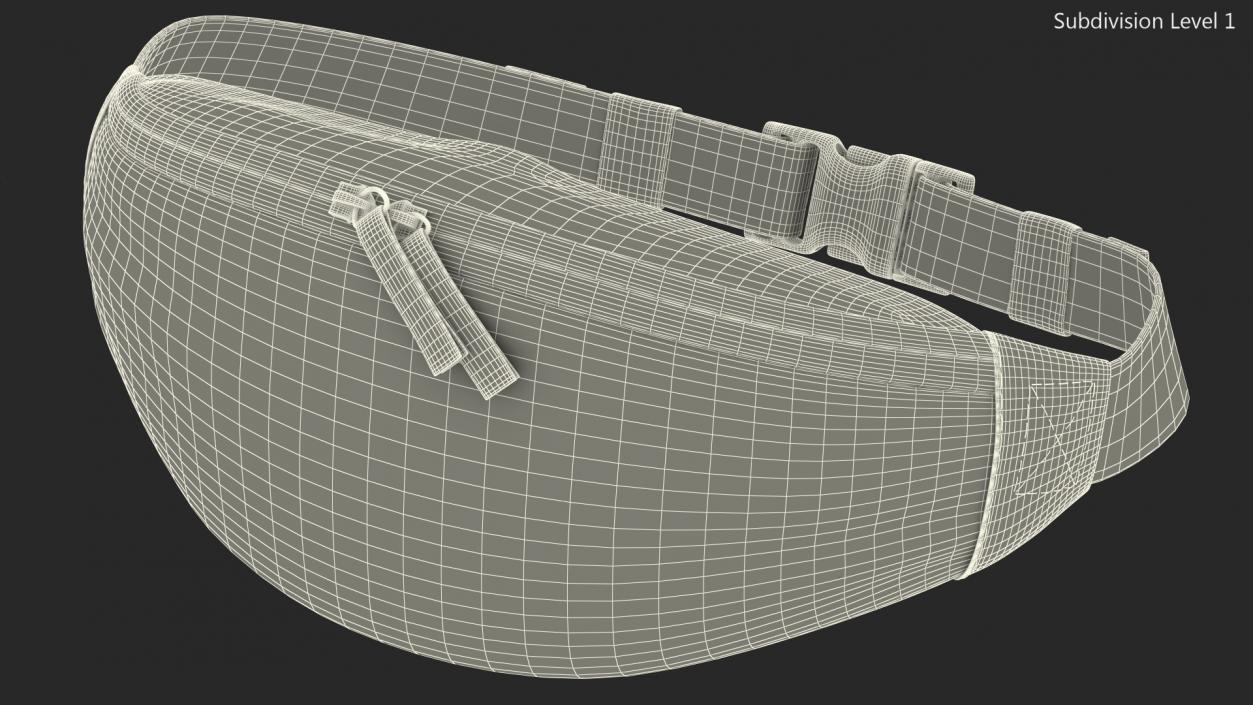 3D model Sport Waist Bag Camo