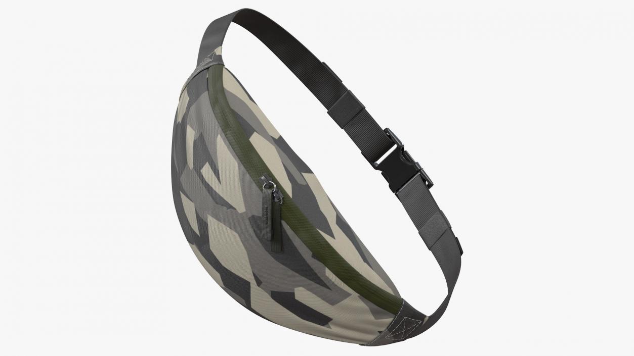 3D model Sport Waist Bag Camo