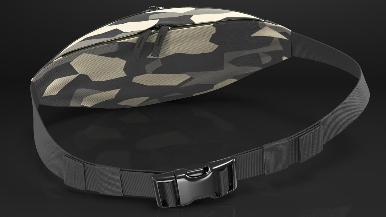 3D model Sport Waist Bag Camo