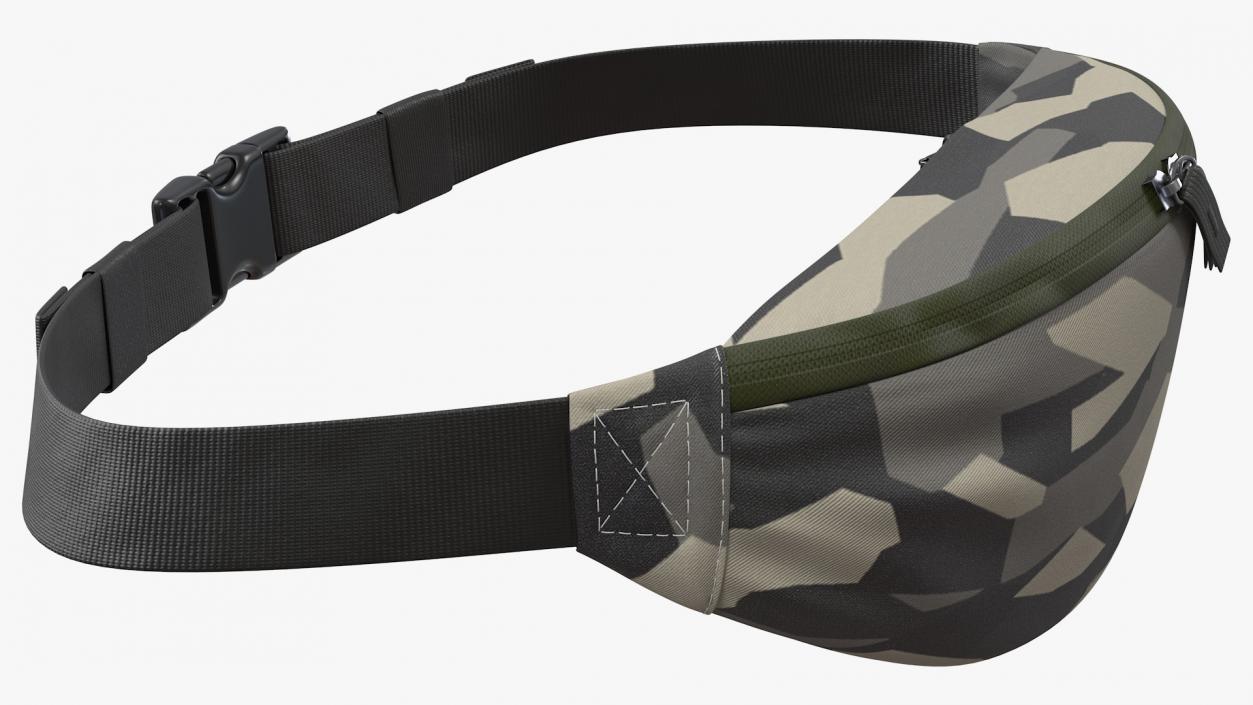 3D model Sport Waist Bag Camo