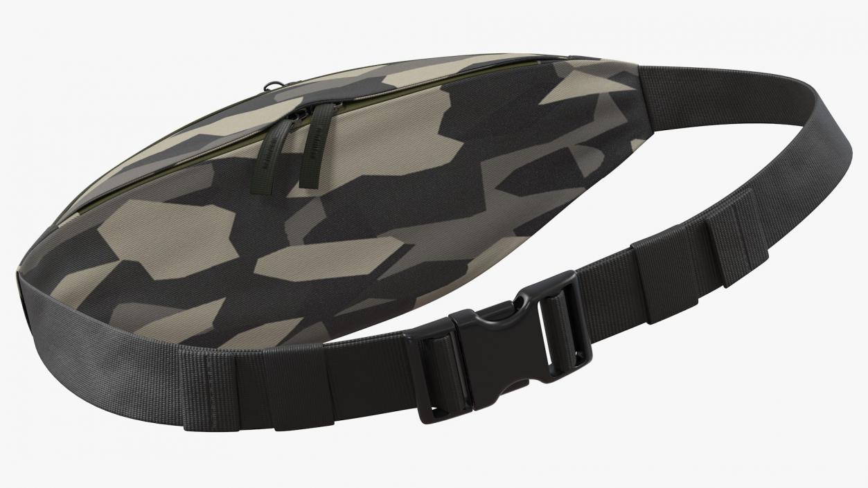 3D model Sport Waist Bag Camo