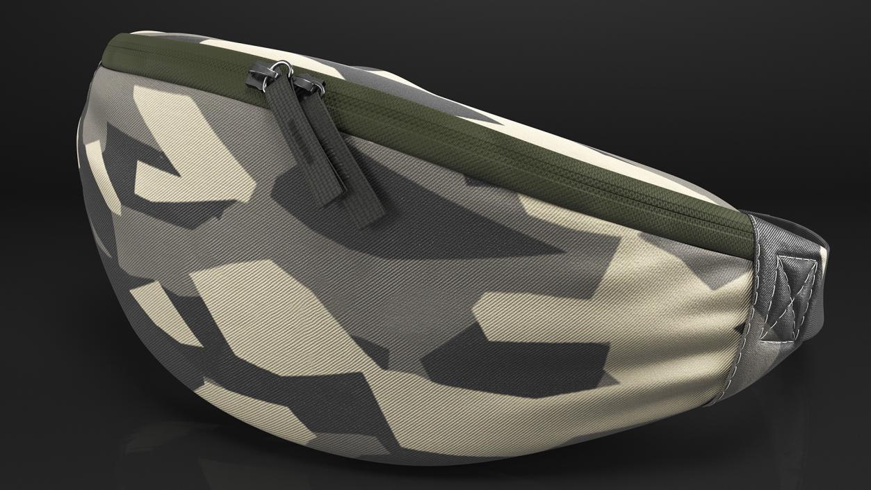 3D model Sport Waist Bag Camo