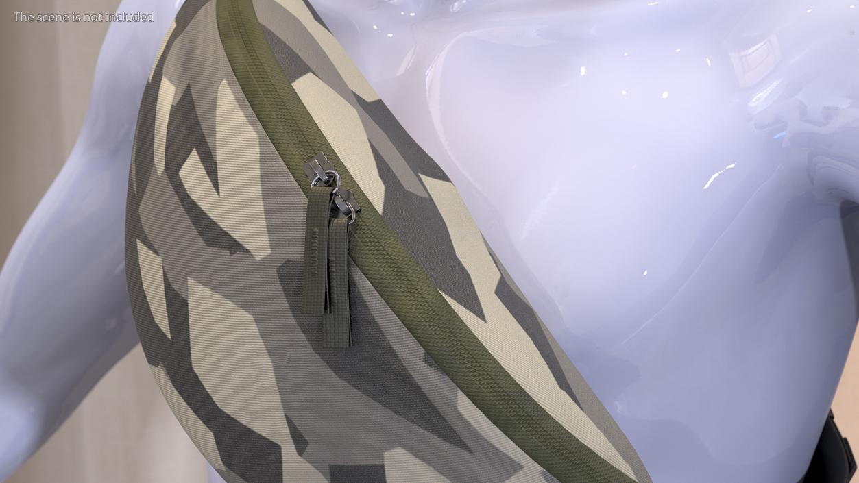 3D model Sport Waist Bag Camo