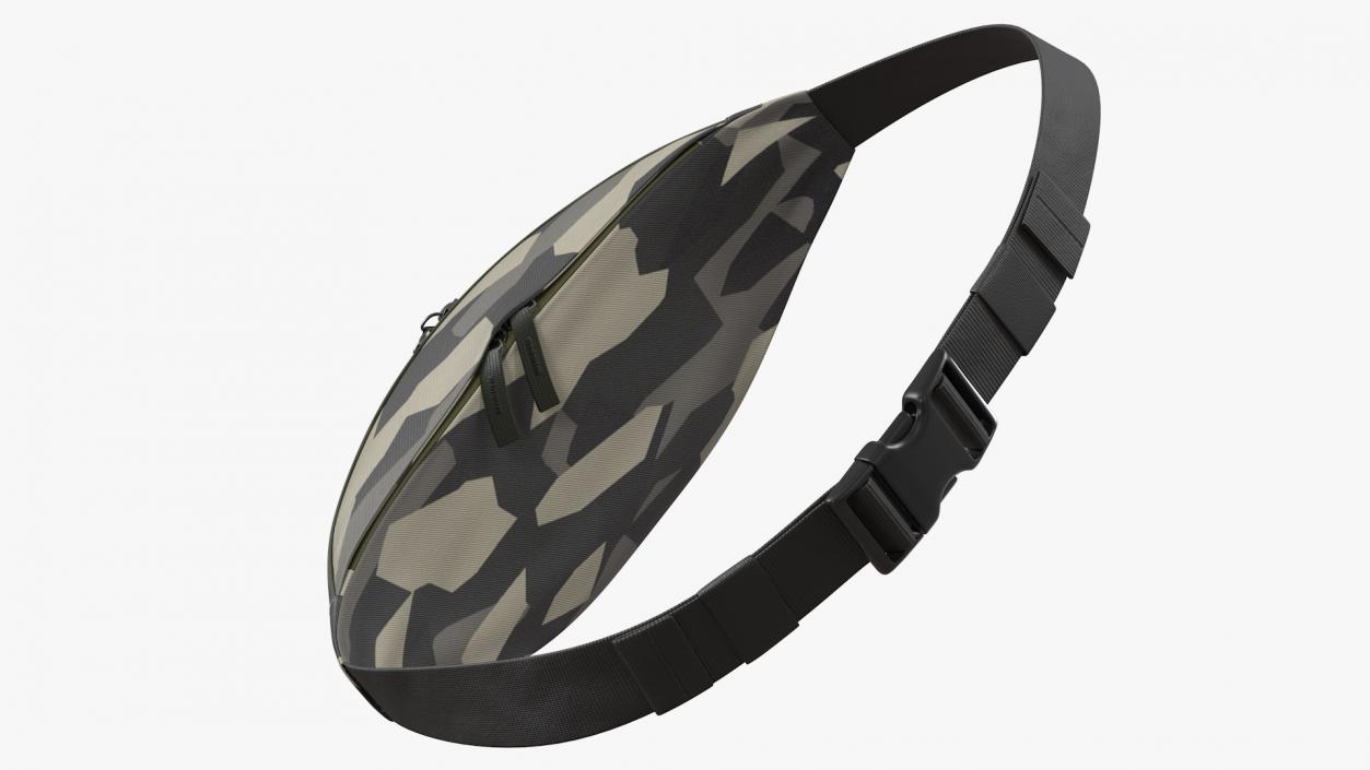 3D model Sport Waist Bag Camo