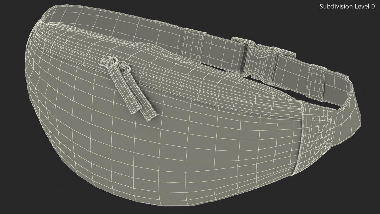 3D model Sport Waist Bag Camo