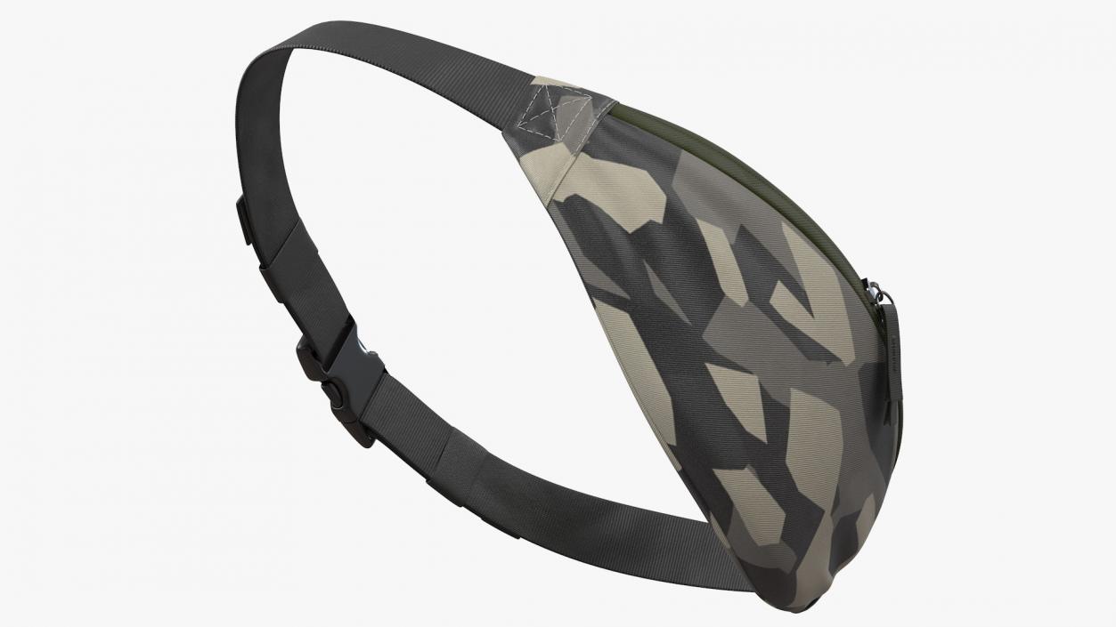 3D model Sport Waist Bag Camo