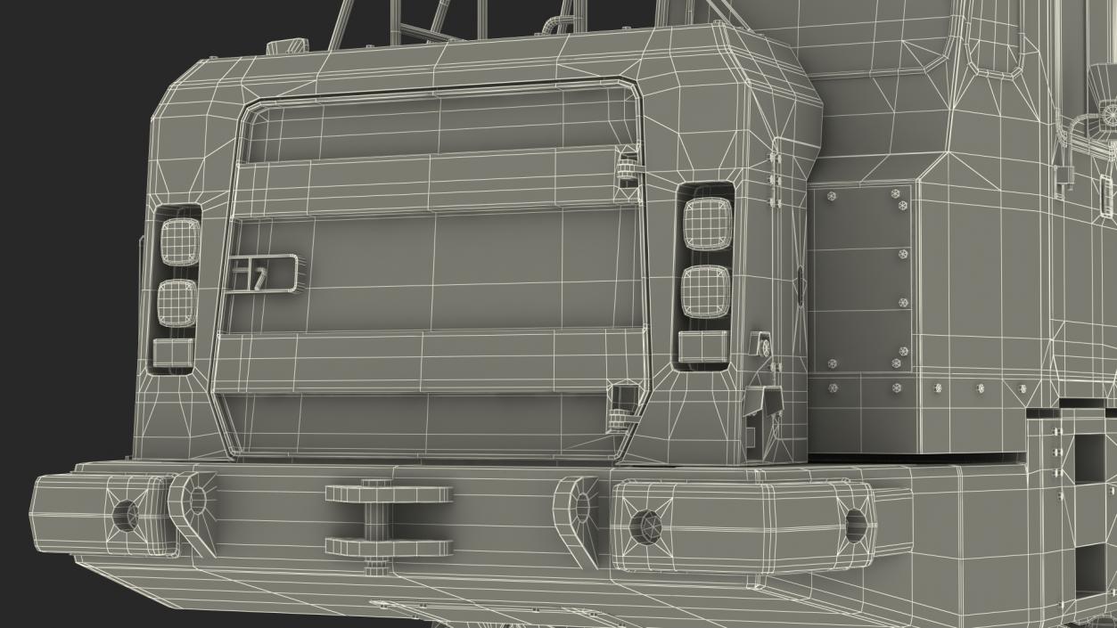 3D Underground Truck With Coal Rigged for Maya model