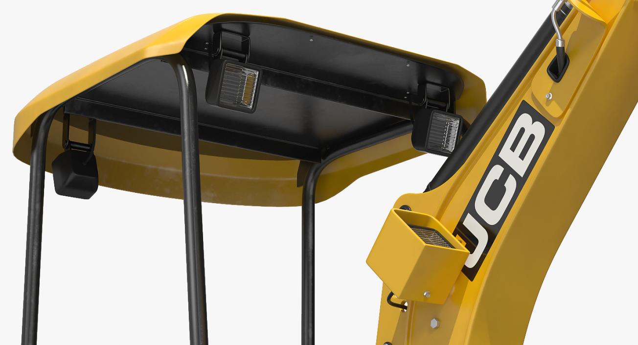 3D Mini Excavator JCB 18Z1 with Breaker Hammer model