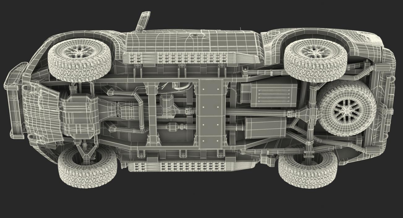 3D Ford F150 Raptor Police Interceptor Unit Simple Interior