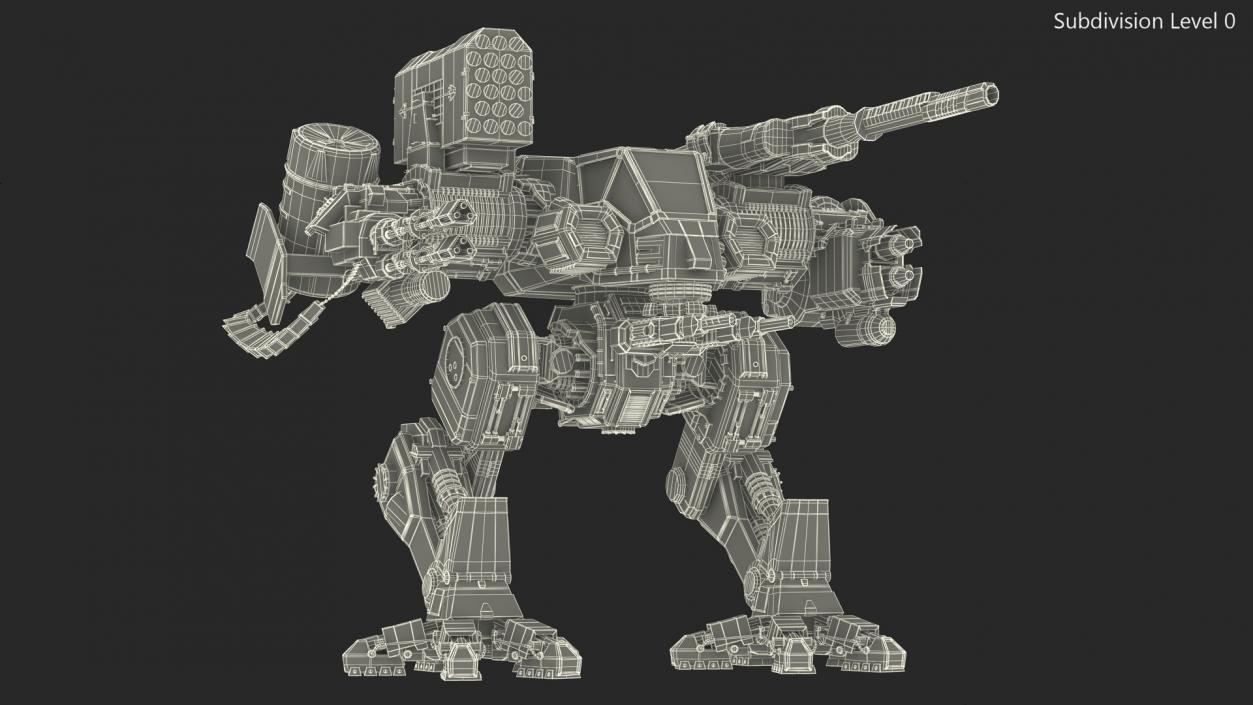 Piloted Large Robot 3D model