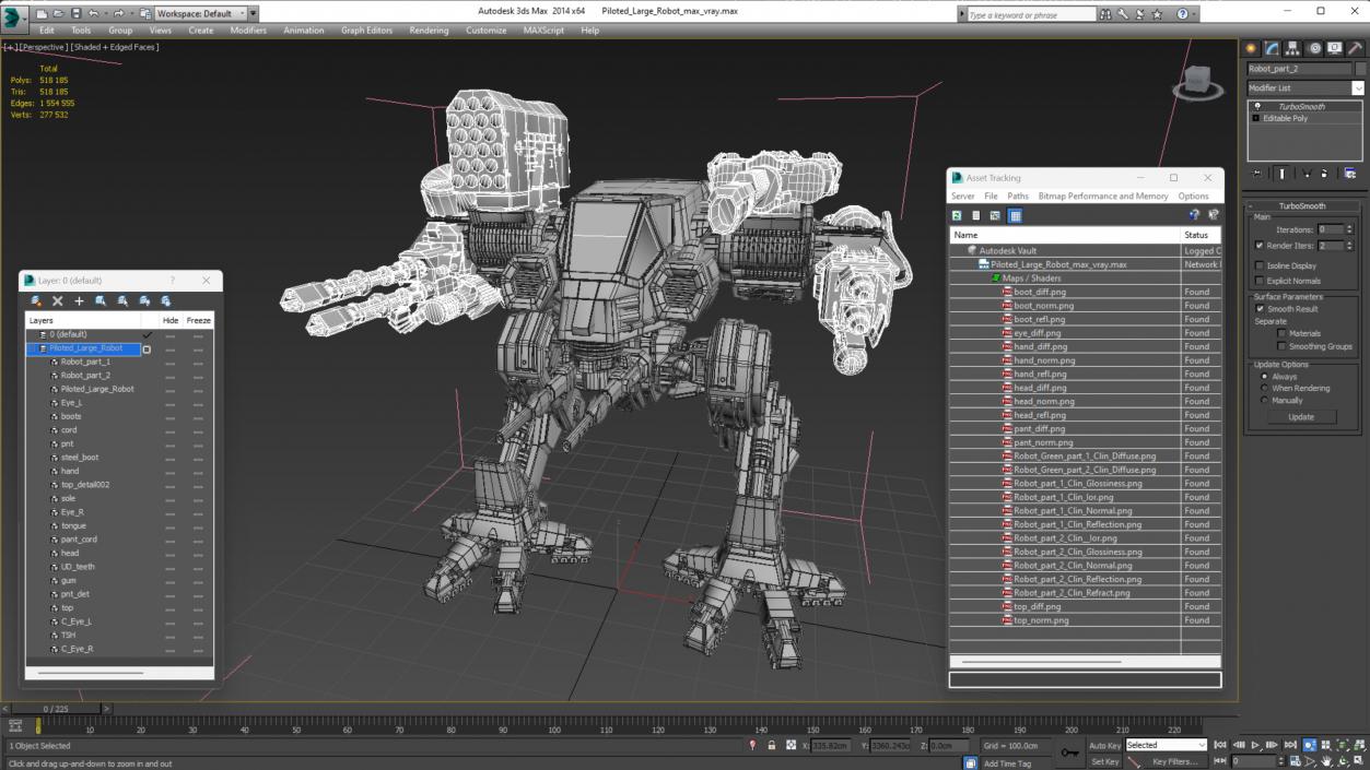 Piloted Large Robot 3D model