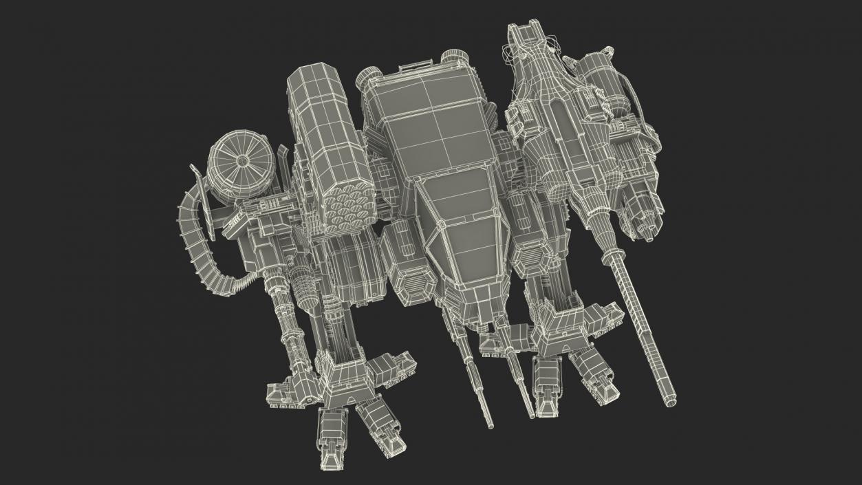 Piloted Large Robot 3D model