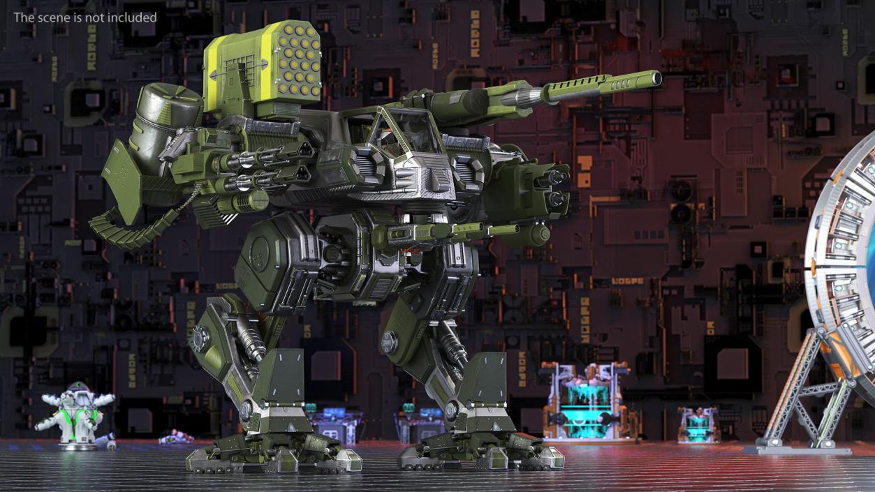 Piloted Large Robot 3D model