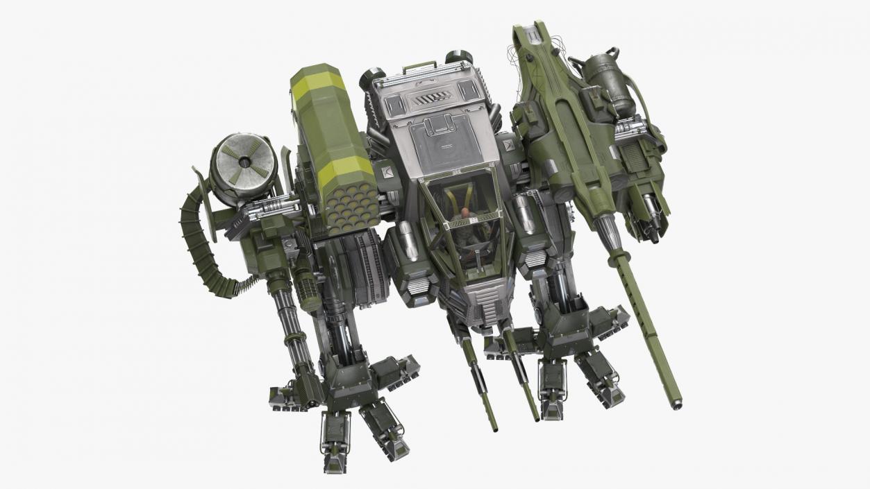 Piloted Large Robot 3D model