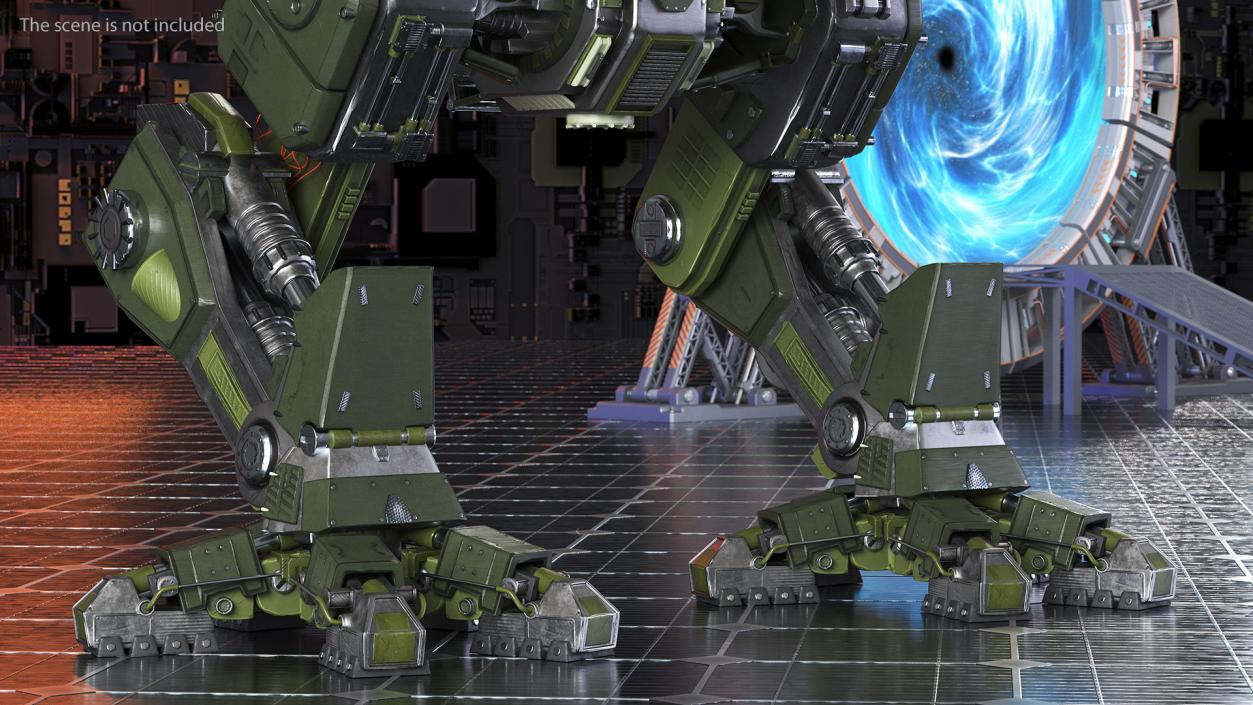 Piloted Large Robot 3D model