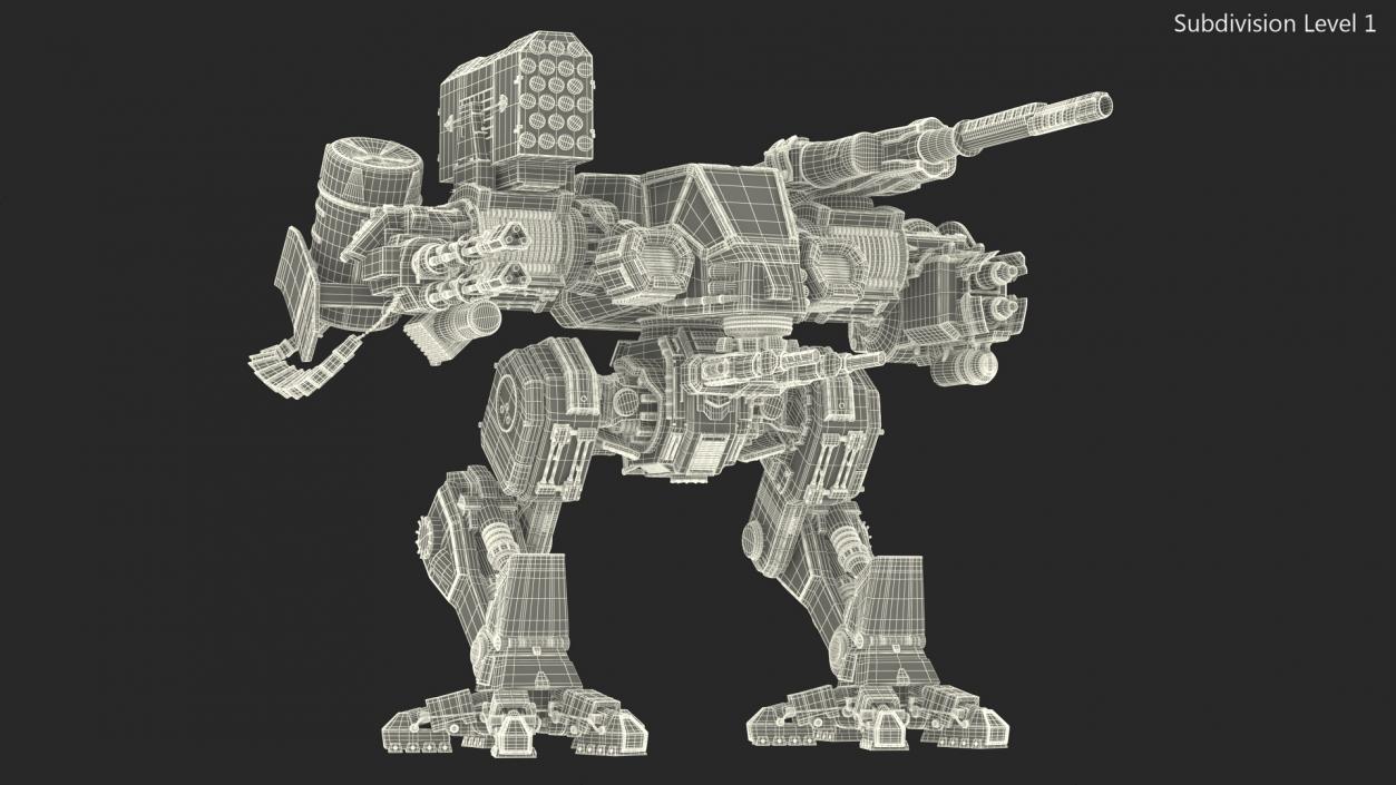 Piloted Large Robot 3D model