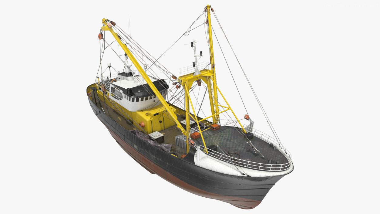 3D model Fishing Boat Trawler