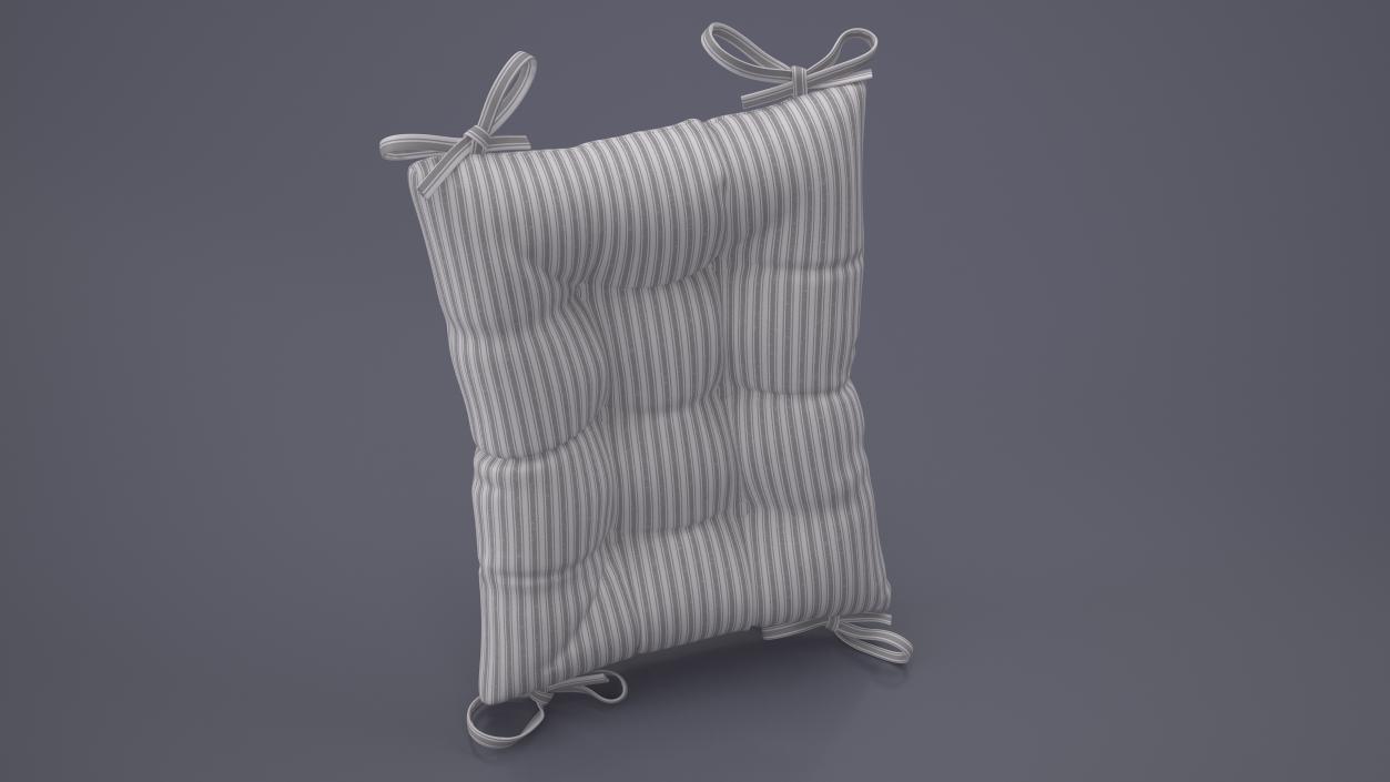 3D Chair Back Cushion Striped